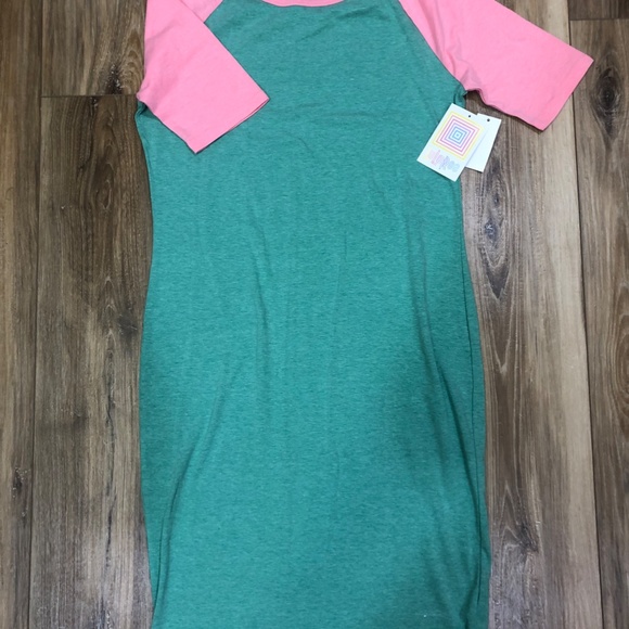 LuLaRoe Julia T-shirt Dress Size Medium - Picture 2 of 3